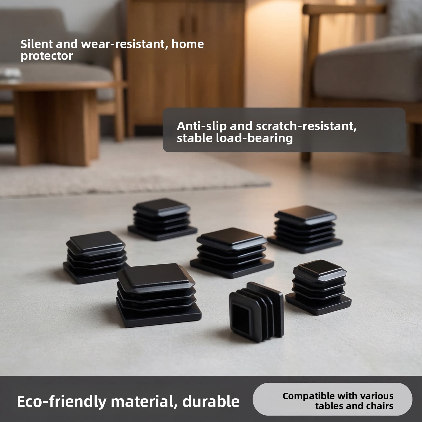 Furniture Foot Pad - Home Use Chair Silent Plastic Leg