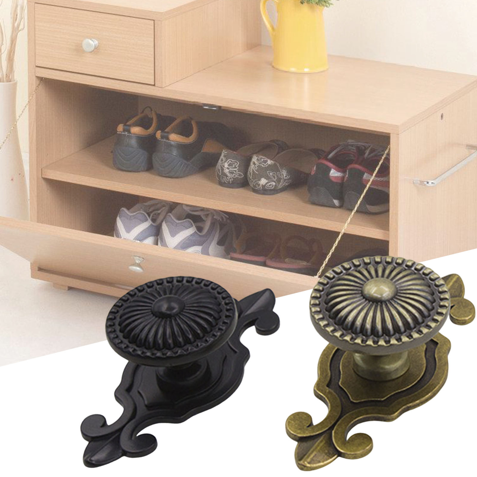 Furniture Hardware Restoration - Cabinet Furniture Handle Retro Mushroom Dresser