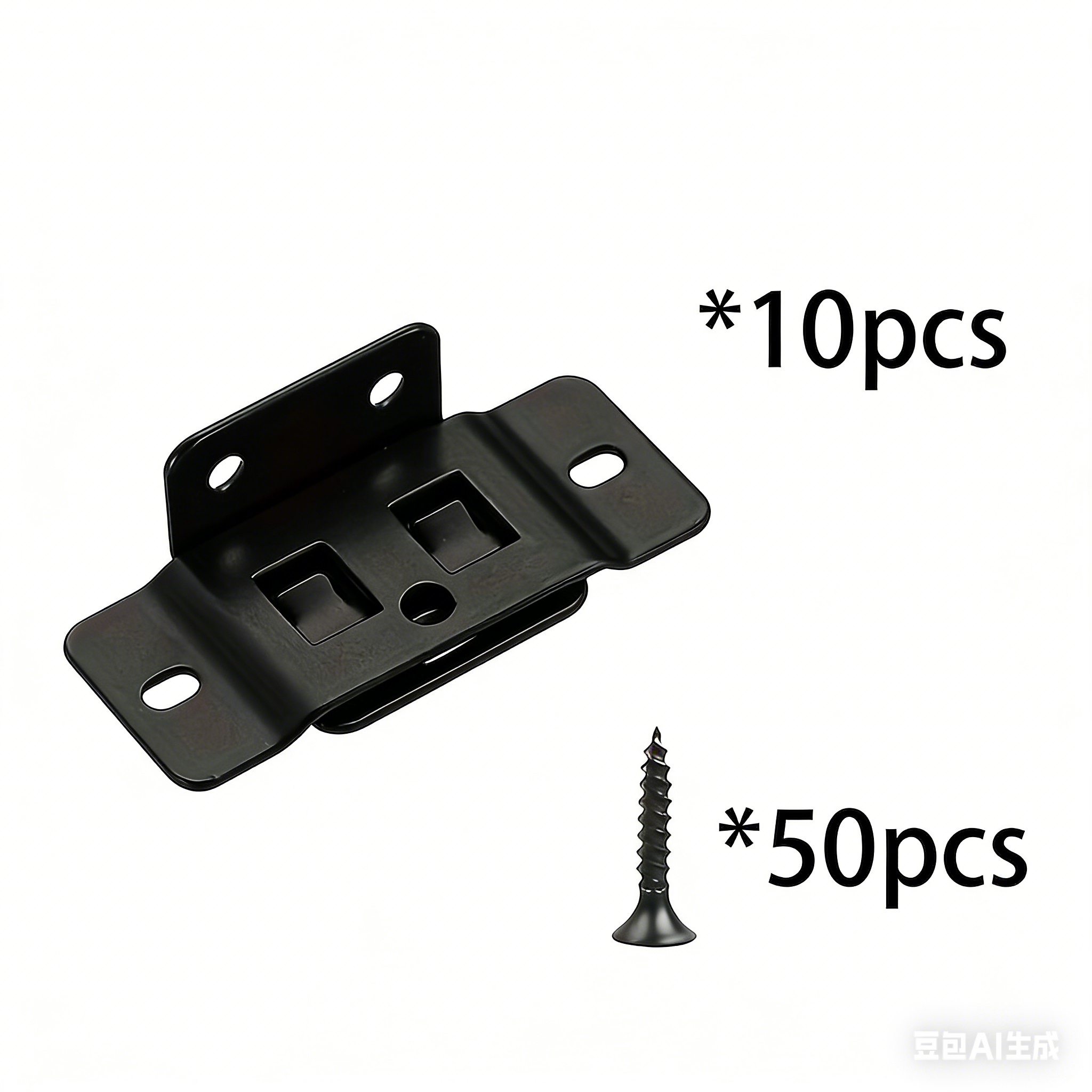 Furniture Screw Type - 60pcs Heavy Duty L-Type Metal Brackets