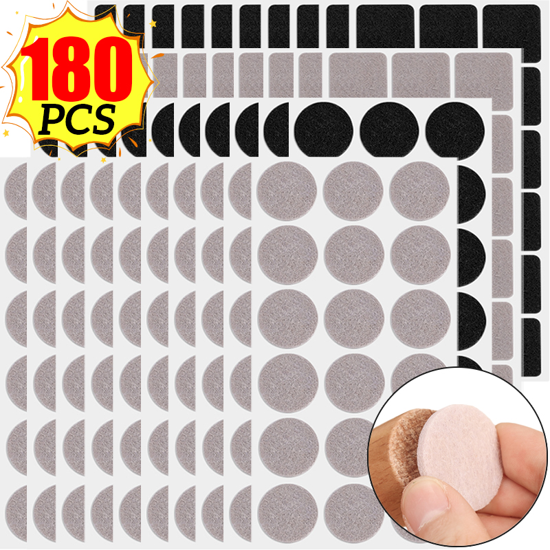 Furniture Foot Pad - Self Adhesive Felt Furniture Pads Round