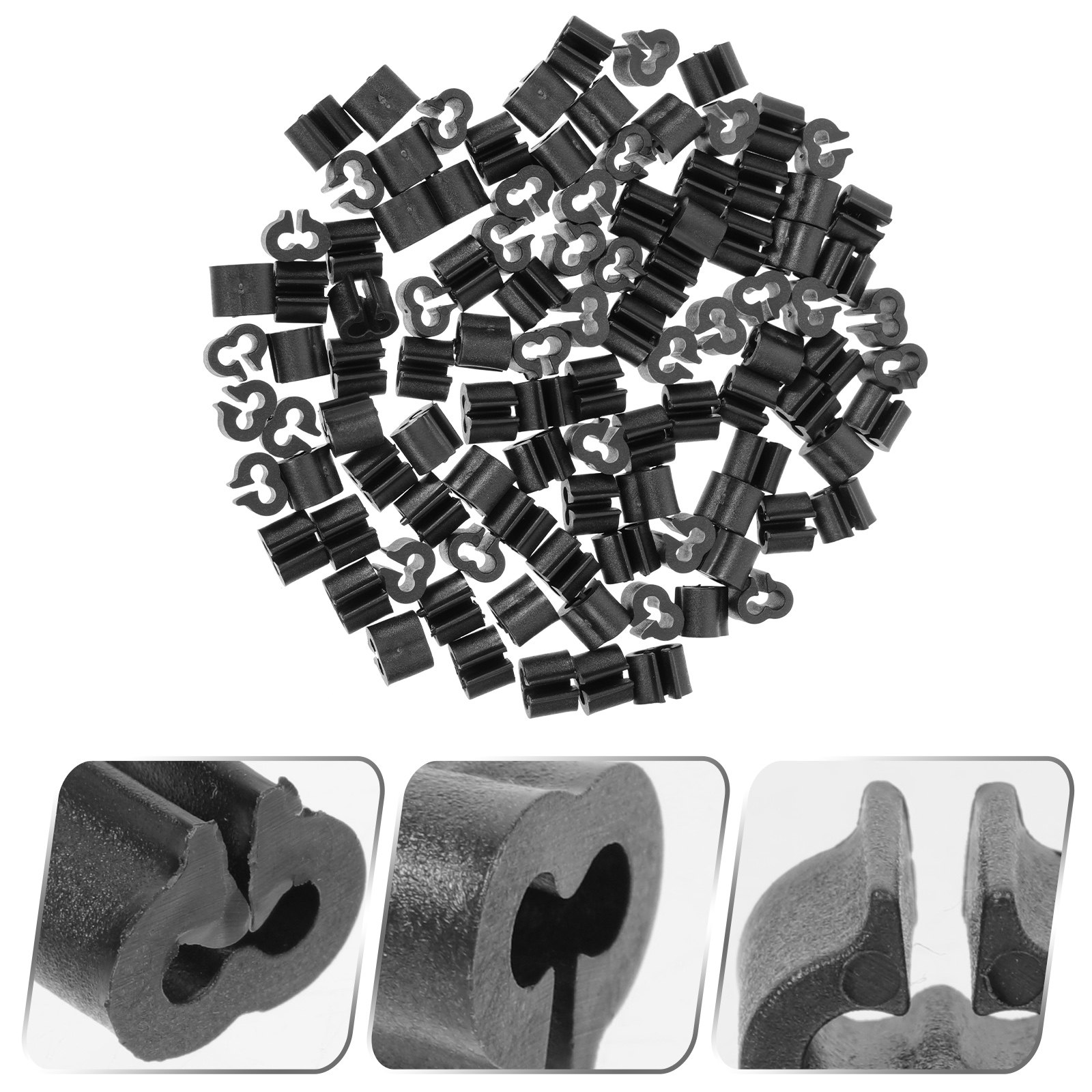 Furniture Foot Pad - 100Pcs Chair Legs Tips Caps Plastic