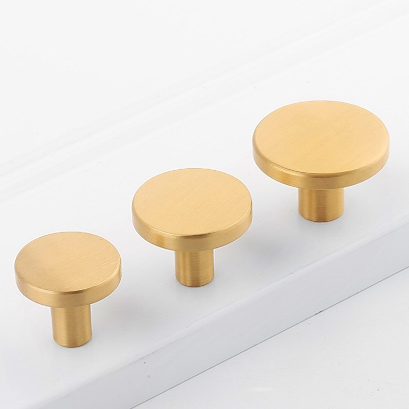 Round Brass Kitchen Cabinet Dr - Furniture Hardware Restoration ulasan dan harga
