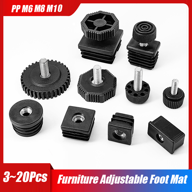 M6-M10 Leveling Foot Screw On  - Furniture Screw Type ulasan dan harga
