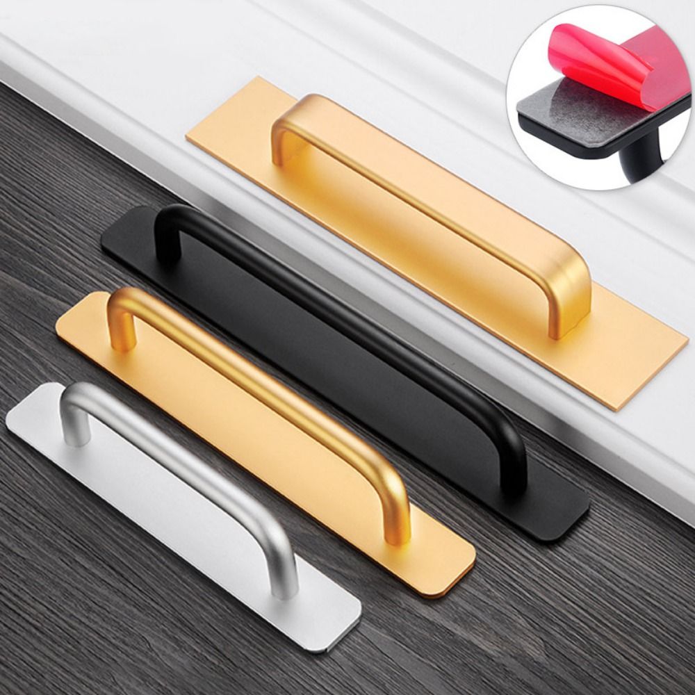 Punch-free Door Handle Aluminu - Furniture Hardware Restoration ulasan dan harga