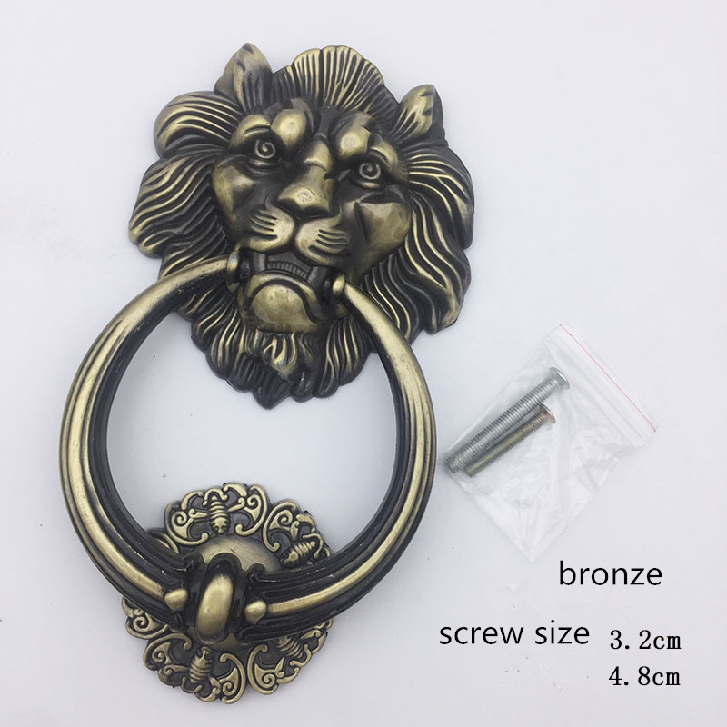 Antique Bronze Lion Head Handl - Furniture Hardware Restoration ulasan dan harga