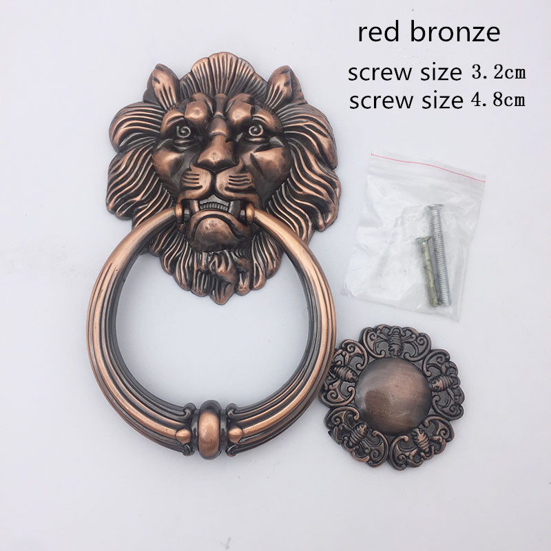 Antique Bronze Lion Head Handl - Furniture Hardware Restoration ulasan dan harga