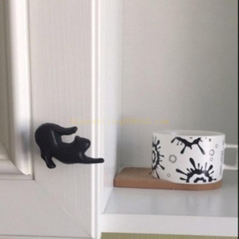 4Pcs Cats Dressers Knob Kitche - Unique Furniture Hardware ulasan dan harga