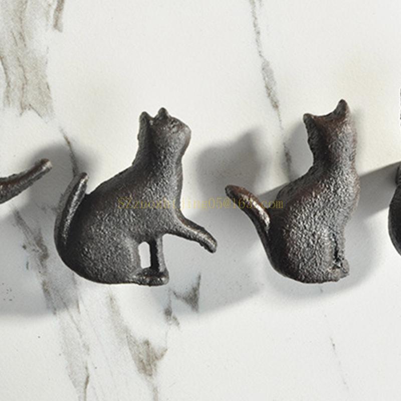 4Pcs Cats Dressers Knob Kitche - Unique Furniture Hardware ulasan dan harga