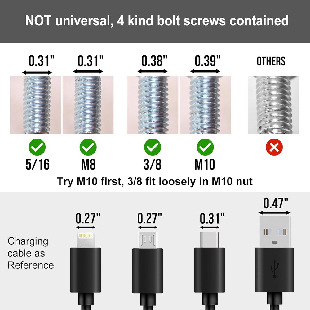 11 Inch Adjustable Furniture L - Furniture Screw Type ulasan dan harga