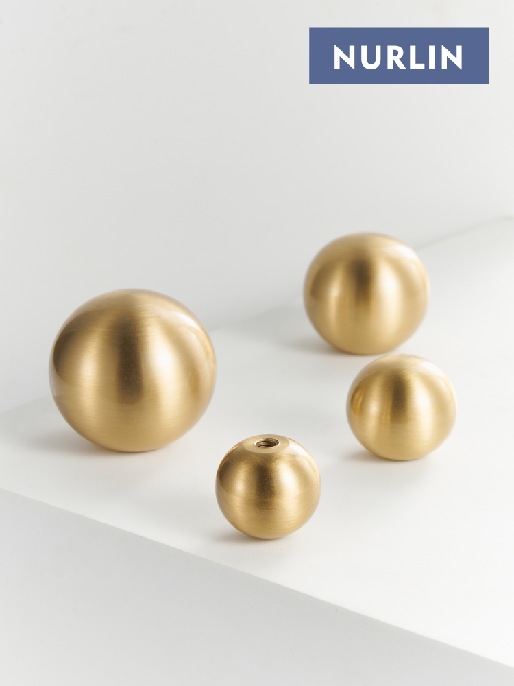Nurlin Brass Round Ball Foot C - Furniture Hardware Restoration ulasan dan harga