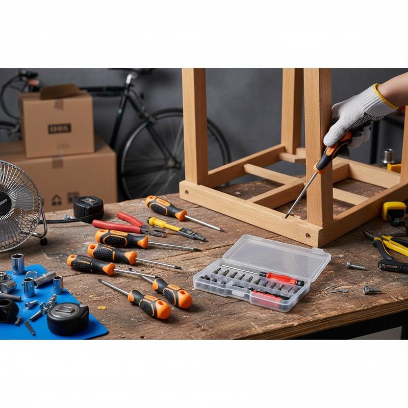 Manual Screw Driver Kit 12-Pie - Furniture Screw Type ulasan dan harga
