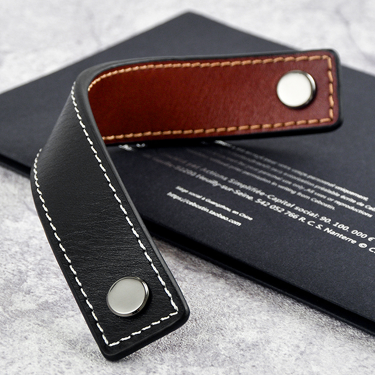 Both sides/Genuine Leather Han - Furniture Hardware Drawer Pulls ulasan dan harga
