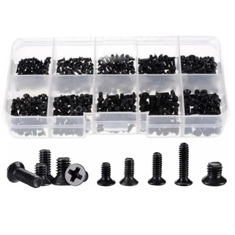 500pcs Black Screws and Screwd - Furniture Screw Type ulasan dan harga