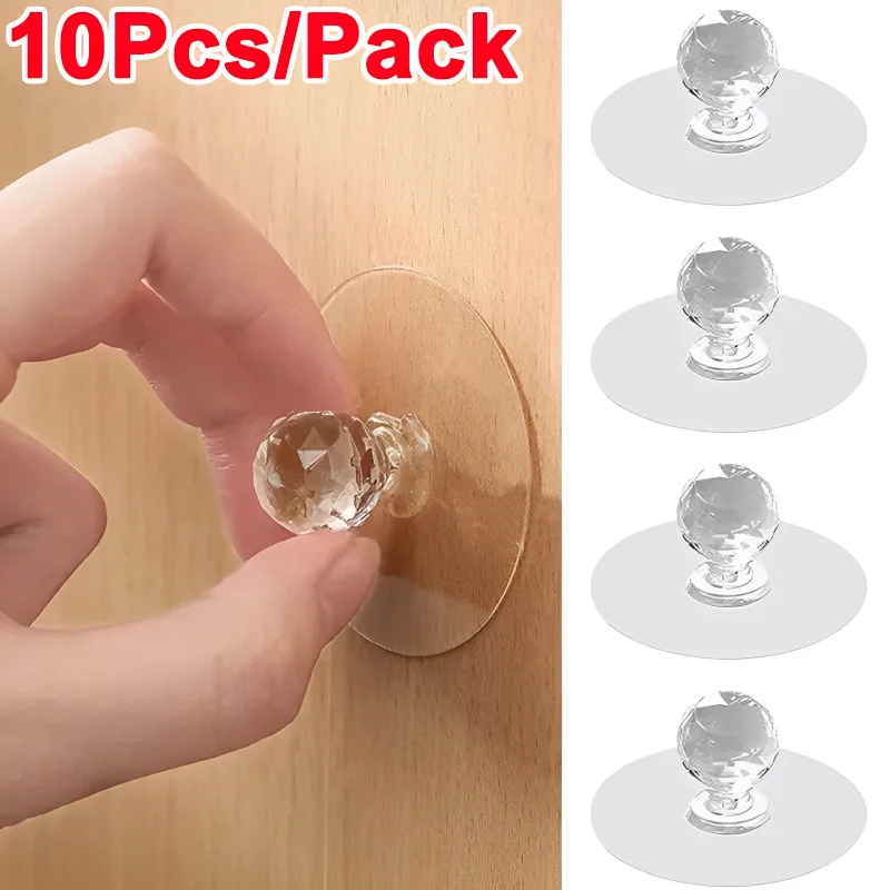 2/10Pcs Punch-free Drawer Knob - Furniture Hardware Restoration ulasan dan harga