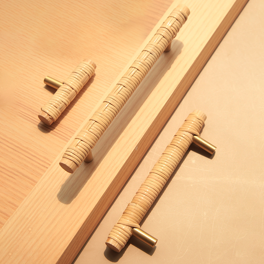 Wooden Rattan Cabinet Door Han - Unique Furniture Hardware ulasan dan harga
