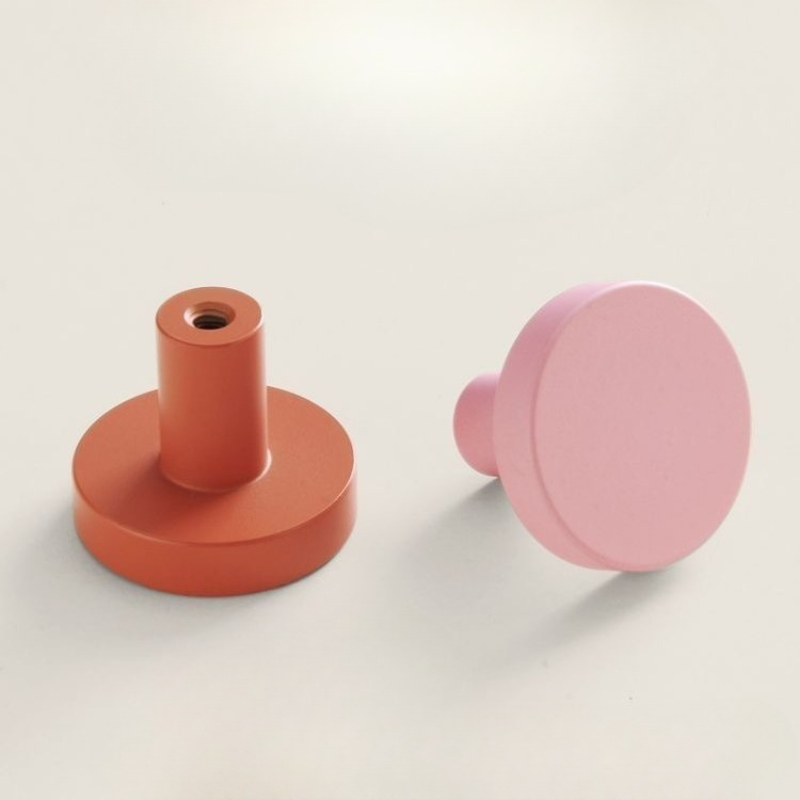 Morandi Color Orange/Pink Cabi - Furniture Hardware Drawer Pulls ulasan dan harga