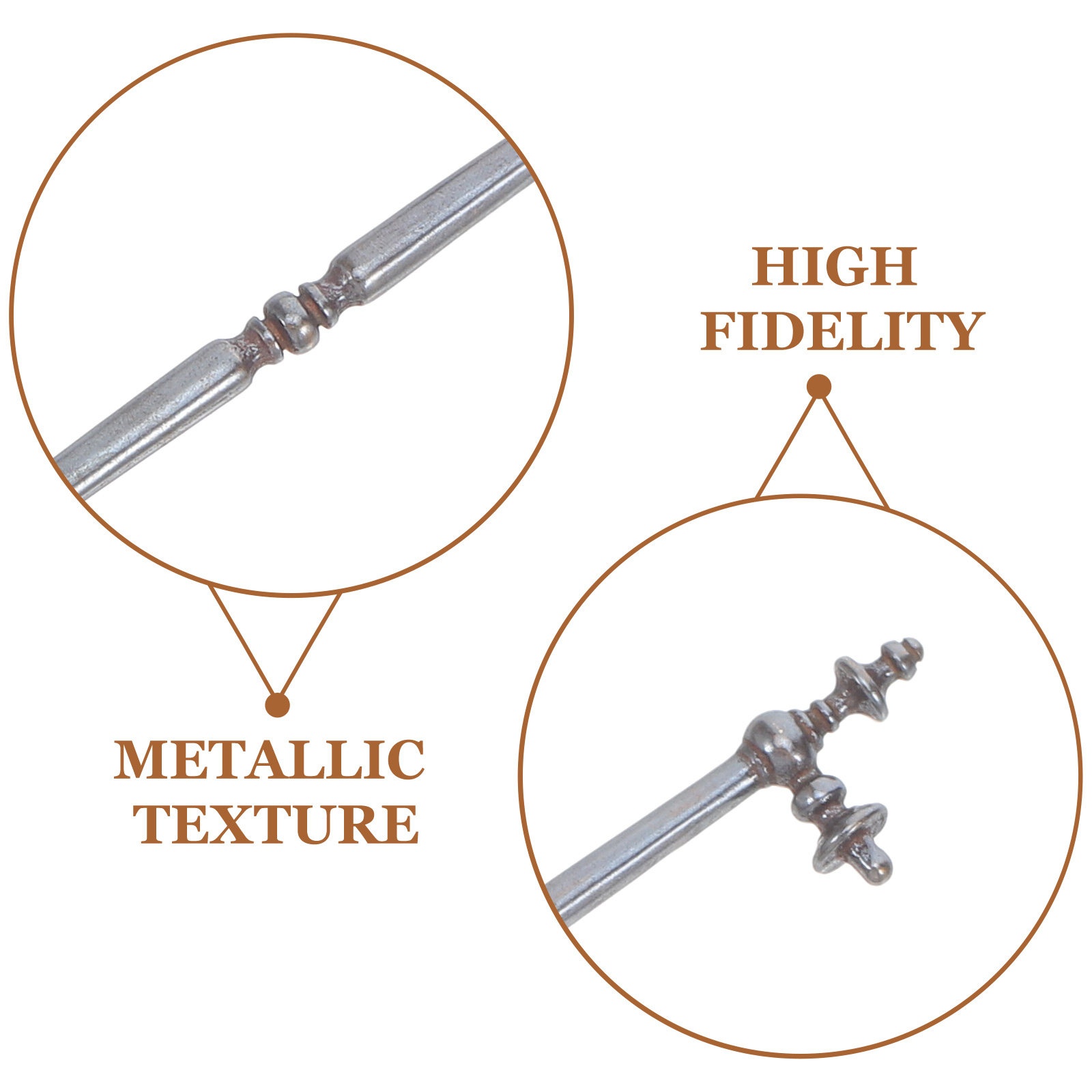 2Pcs Miniature Metal Vintage C - Furniture Hardware Drawer Pulls ulasan dan harga