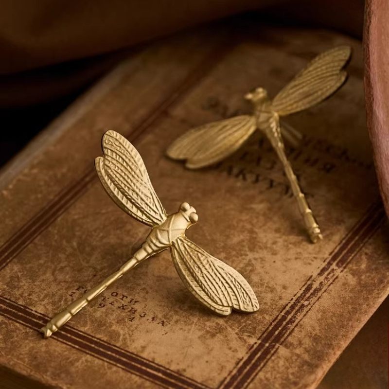 French Dragonfly Brass Cabinet - Unique Furniture Hardware ulasan dan harga
