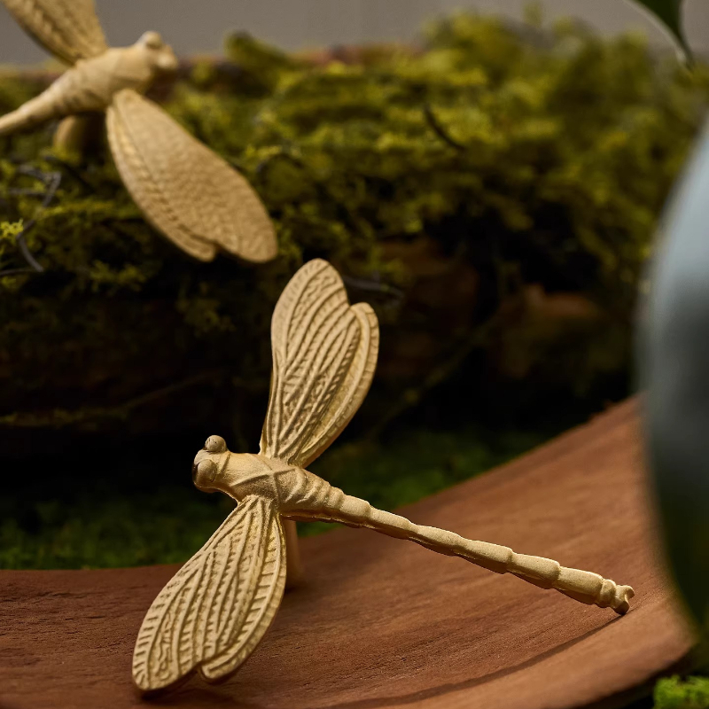 French Dragonfly Brass Cabinet - Unique Furniture Hardware ulasan dan harga
